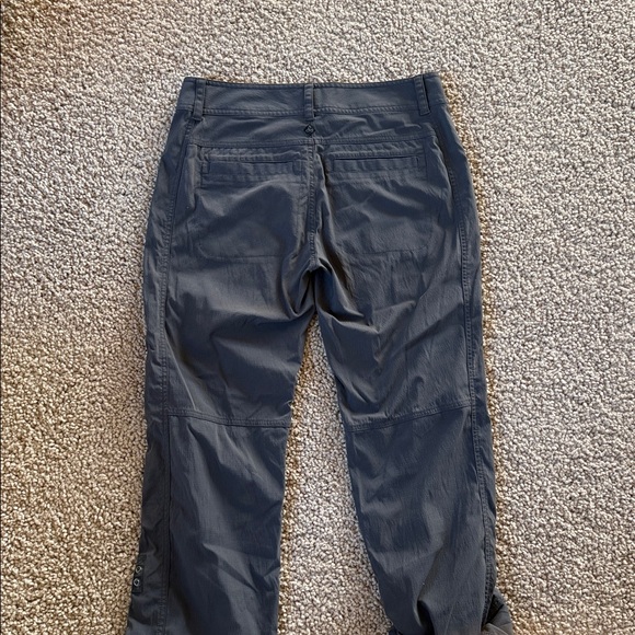 Prana athletic pant low rise gray 5 pockets. Size medium. - Picture 5 of 6